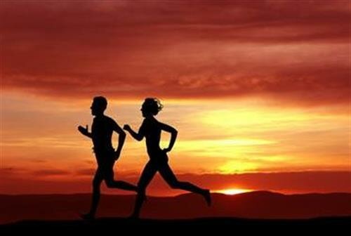 running-at-sunset